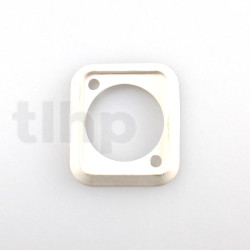 White gasket, D-shape, for dust an water resistant of chassis NC3MD… NC3FD...