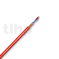 Sommercable SC-STAGE 22 HIGHFLEX microphone cable, by meter, PVC Ø6.4 mm, red, 2 x 0.22mm²