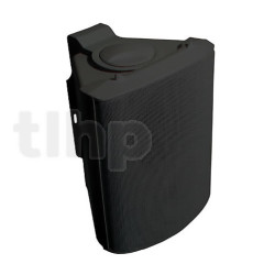 100V passive loudspeaker, 2-way, 5-inch speaker + tweeter, 50W, 8 ohm, Visaton WB 13, black