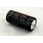 Polarized axial capacitor 25V 2200µF