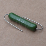 SETA vitreous wire wound resistor 0.1 ohm 10%, 10w, série RWS633/RB60/RW55, 34 x 7.5 mm
