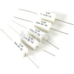 TLHP ceramic resistor, 10ohm 5% 5W, 23x9.5x9mm