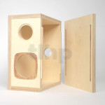 Flat wood cabinet kit FF125WK, finnish birch plywood 18 mm thick