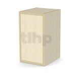 Flat wood cabinet kit standard, height 416 mm, width 236 mm, depth 273 mm, finnish birch plywood 18 mm thick