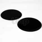 Pair of magnetic black fabric cover for speakers SB Acoustics SATORI MW19P, MW19PF and MW19PNW