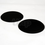 Pair of magnetic black fabric cover for speakers SB Acoustics SATORI WO24P