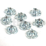 Set of 8 M3 teenut, 6 mm lenght