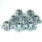 Set of 8 M6 teenut, 9 mm lenght