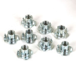 Set of 8 M8 teenut, lenght 12 mm