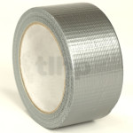 Roll of highly resistant grey Ar-Men sealing tape, fabric and polyethylene with rubber, width 50 mm, length 25 m