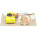 Passive crossover Kartesian for COX165_VPA, PCB board, silver capacitor, external dimensions 143 x 83 mm