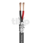 Sommercable MERIDIAN SP225 Install shielded speaker cable, 100 meters spool, OFC, 2x2.5mm², FRNC Ø7.8mm, grey