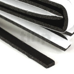 Set of 5 TLHP sealing strips 1.5m, foam with one adhesive side, thickness 2mm, width 5mm, length 1.5m each