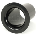 Bass-reflex vent tube diameter 65 mm, length 110 mm, black plastic, flared outlet