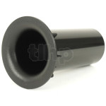 Bass-reflex vent tube diameter 44 mm, length 110 mm, black plastic, flared outlet
