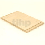 Wood board for crossover, plywood 18 mm thick, dimensions 360x220 mm