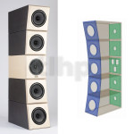 Pair of loudspeaker kit, 3-way column - 5 speakers, Visaton PENTATON BB (without cabinet)