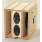 Pair of small loudspeaker kit, 2-way column - 4 speakers, Visaton PETIT ORGUE (without cabinet)
