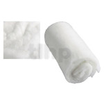 Pair of daming wool, 100% polyester, white, 24.8 x 13 x 1.38 inch each