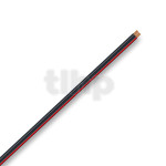 Sommercable SC-NYFAZ speaker cable, by meter, OFC, 2x0.75mm², PVC, 4.5x2.3mm, black