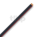 Sommercable SC-NYFAZ speaker cable, by meter, OFC, 2x2.5mm², PVC, 7.5x3.5mm, black