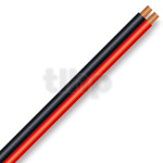 Sommercable SC-NYFAZ speaker cable, by meter, OFC, 2x4mm², PVC, 10.2x4.4mm, black