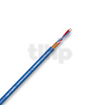 Sommercable SC-STAGE 22 HIGHFLEX microphone cable, by meter, PVC Ø6.4 mm, blue, 2 x 0.22mm²