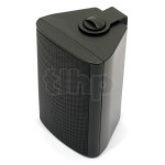 100V passive loudspeaker, 2-way, 4-inch speaker + tweeter, 40W, 8 ohm, Visaton WB 10, black