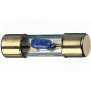 Set of 4 fuses, 10A, dimensions 10 x 38 mm, with led
