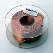 Air core coil Visaton 0.47 mH, Rdc 0.3 ohm, wire 1.0 mm, body diameter 48 mm