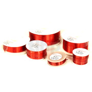 Mundorf BL71 air core coil, 0.015mH ±2%, 0.08ohm, 0.71mm OFC-copper wire, Ø25xH10mm, with backed varnish wire