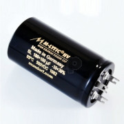 Mundorf MLSL500 capacitor, 50+50µF ±20%, 500VDC, Ø35xH50mm