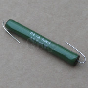SETA vitreous wire wound resistor 10 ohm 5%, 25w, série RWS864/RWS1064, 65 x 9.5 mm