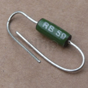 SETA vitreous wire wound resistor 0.56 ohm 10%, 4w, série RWS411/RB59/RW69, 12 x 5.5 mm