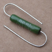 SETA vitreous wire wound resistor 0.12 ohm 10%, 6w, série RWS421/RB61, 22 x 5.5 mm