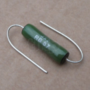 SETA vitreous wire wound resistor 0.1 ohm 10%, 7w, série RWS624/RB57/RW67, 25 x 7.5 mm