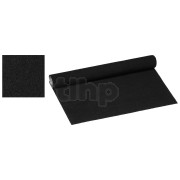 Black self-adhesive velour fleece, 140 x 75 cm, for finishing enclosures or interior of vehicles