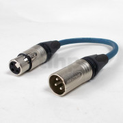 XLR reverser cable, male to female, 10cm