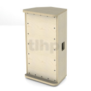 Flat wood cabinet kit EB-ST05, for 10 inch speaker with compression driver + horn, finnish birch plywood 15 mm thick