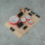 3-way crossover kit, frequency cut at 600 et 3600 Hz, 12 dB, 8 ohm