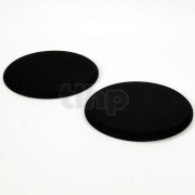 Pair of magnetic black fabric cover for tweeters SB Acoustics TW29B, TW29BN, TW29D, TW29DN, TW29RN and TW29TXN