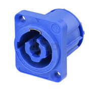 Neutrik NAC3MPXXA, lockable powerCon chassis,, blue, 16A / 250VAC, for power-in with PCB