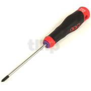 SAM screwdriver Pozidriv PZ3 3x75 with ergonomic handle, length 156 mm