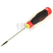 SAM flat screwdriver 3.5x100 with ergonomic handle, length 201 mm