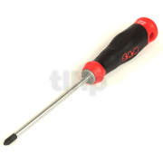 SAM screwdriver Phillips PH2 6x125 with ergonomic handle, length 248 mm