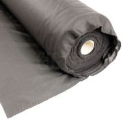 High quality black acoustic fabric for speaker front and architectural element, acoustic special, M1 standard (flame resistant), width 150 cm, roll of 25m