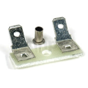 PHL Audio speaker terminal for two 6.3 mm spade terminals, to crimp
