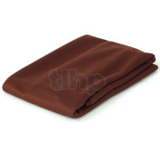 High quality "Havana" brown White acoustic fabric for speaker front, acoustic special, 120gr/m², 100% polyester, dimensions 70 x 150 cm
