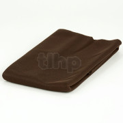 High quality "Chocolat" brown acoustic fabric for speaker front, acoustic special, 120gr/m², 100% polyester, 150cm width, roll of 25m