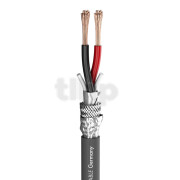Sommercable MERIDIAN SP225 Install shielded speaker cable, 500 meters spool, OFC, 2x2.5mm², FRNC Ø7.8mm, grey